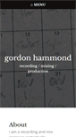 Mobile Screenshot of gordonhammondaudio.com